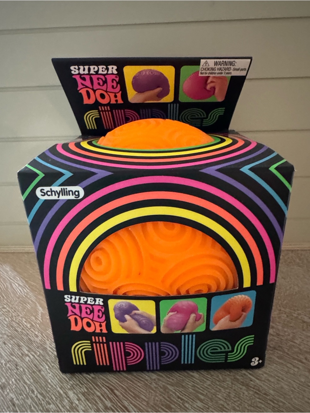 Super Nee Doh Ripples Sensory Toy - Orange